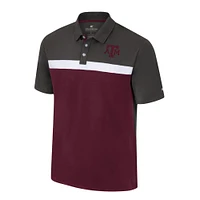 Men's Colosseum Charcoal Texas A&M Aggies Two Yutes Polo
