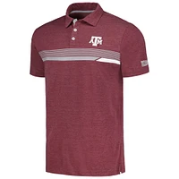Polo Texas A&M Aggies No Problemo Colosseum Bordeaux pour homme