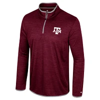 Men's Colosseum Maroon Texas A&M Aggies Wright Quarter-Zip Windshirt