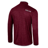 Men's Colosseum Maroon Texas A&M Aggies Wright Quarter-Zip Windshirt