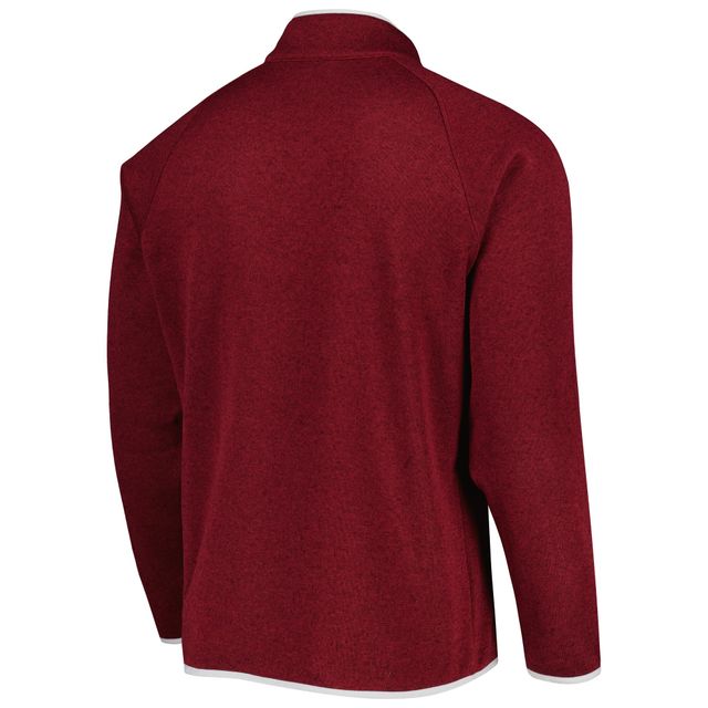 Haut à demi-zip raglan Texas A&M Aggies Canyon Point Columbia marron pour homme