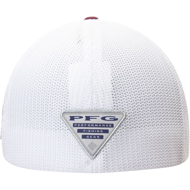 Casquette Columbia Maroon Texas A&M Aggies Collegiate PFG Flex pour homme