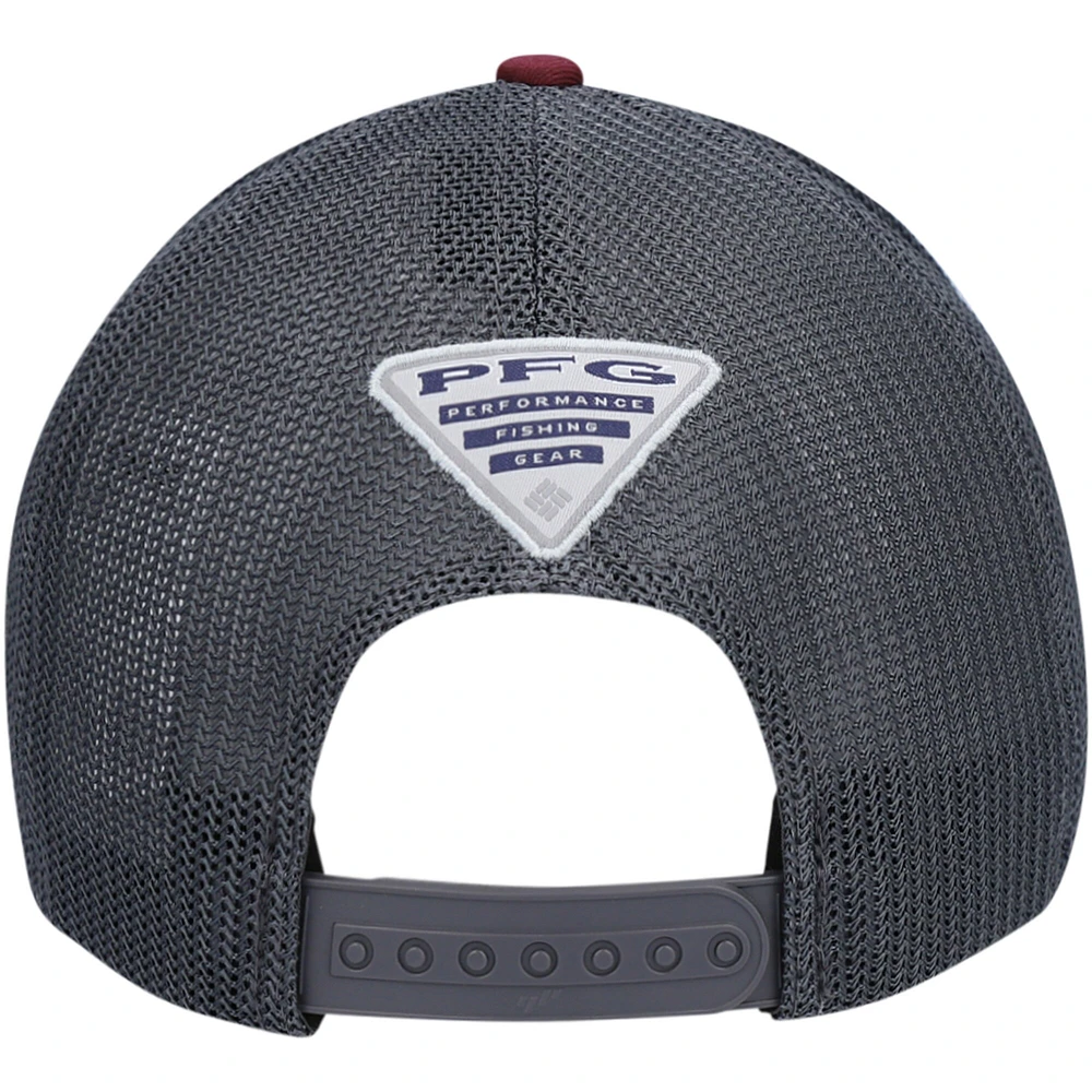 Men's Columbia Maroon Texas A&M Aggies PFG Snapback Adjustable Hat