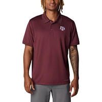 Men's Columbia Maroon Texas A&M Aggies PFG Tamiami Omni-Shade Polo