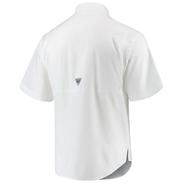 Chemise blanche Columbia Texas A&M Aggies PFG Tamiami pour homme