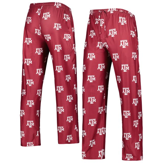 Concepts Sport Pantalon Texas A&M Aggies Logo Flagship Allover Print pour homme