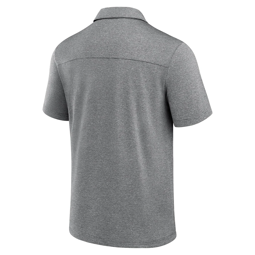 Men's Fanatics Charcoal Texas A&M Aggies Performance Polo