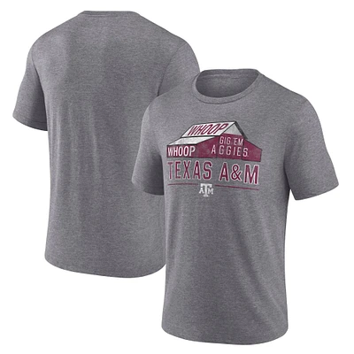 T-shirt tri-blend préféré de Texas A&M Aggies pour hommes Fanatics Heather Grey