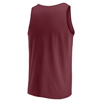 Men's Fanatics  Maroon Texas A&M Aggies Block Arch Tank Top