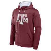 Men's Fanatics  Maroon Texas A&M Aggies Defender Dot Faded Primary Pullover Hoodie