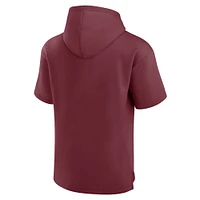 Men's Fanatics Maroon Texas A&M Aggies Ready Short Sleeve Pullover Hoodie