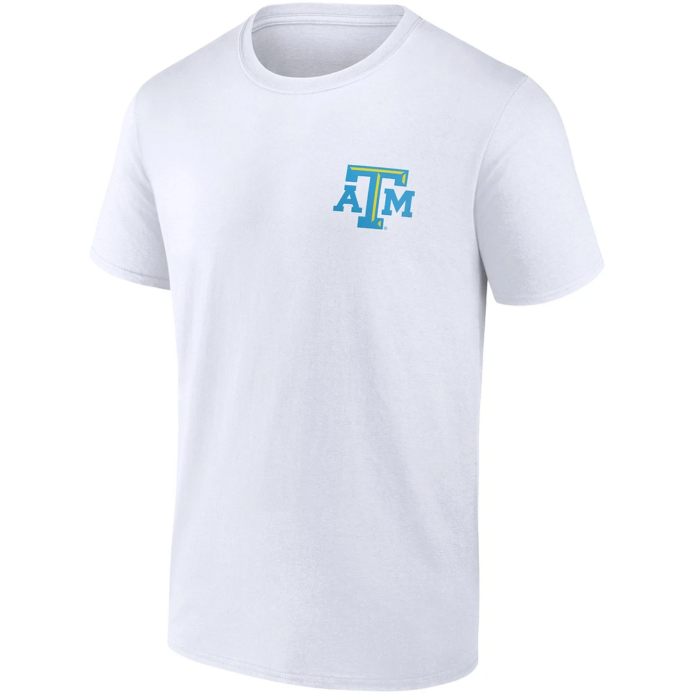Men's Fanatics White Texas A&M Aggies High Hurdles T-Shirt