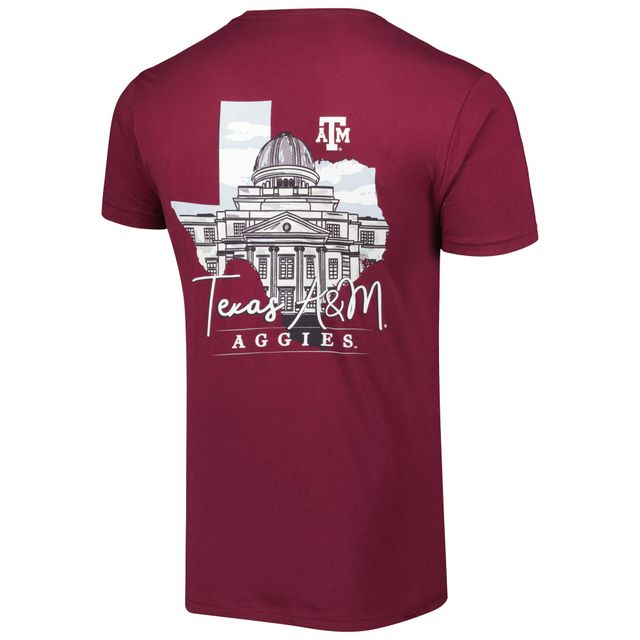 T-shirt grenat Texas A&M Aggies Hyperlocal pour homme
