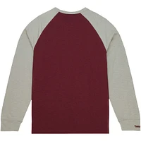 Men's Mitchell & Ness Maroon Texas A&M Aggies Legendary Slub Raglan Long Sleeve T-Shirt