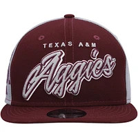 Men's New Era  Maroon Texas A&M Aggies Outright 9FIFTY Snapback Hat