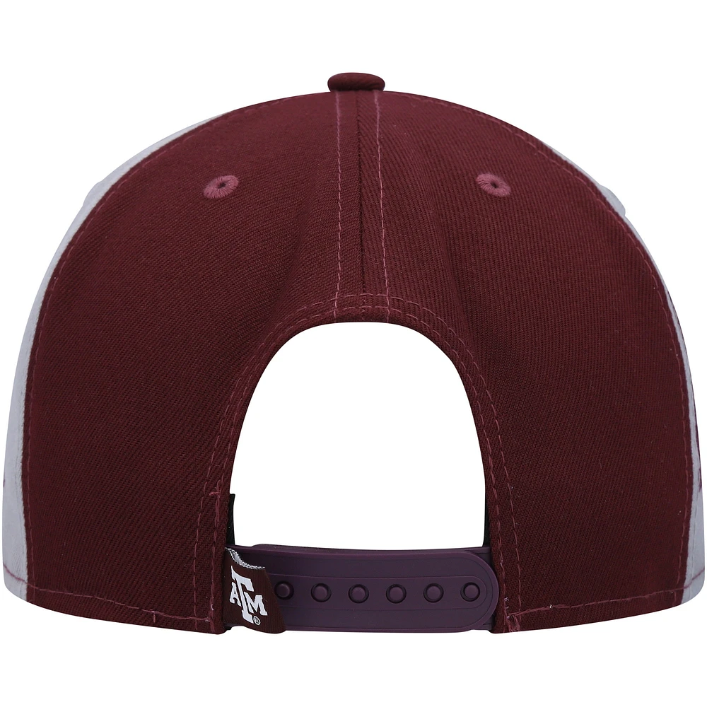 Men's New Era  Maroon Texas A&M Aggies Outright 9FIFTY Snapback Hat