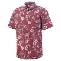 Men's Reyn Spooner Maroon Texas A&M Aggies Classic Button-Up Shirt
