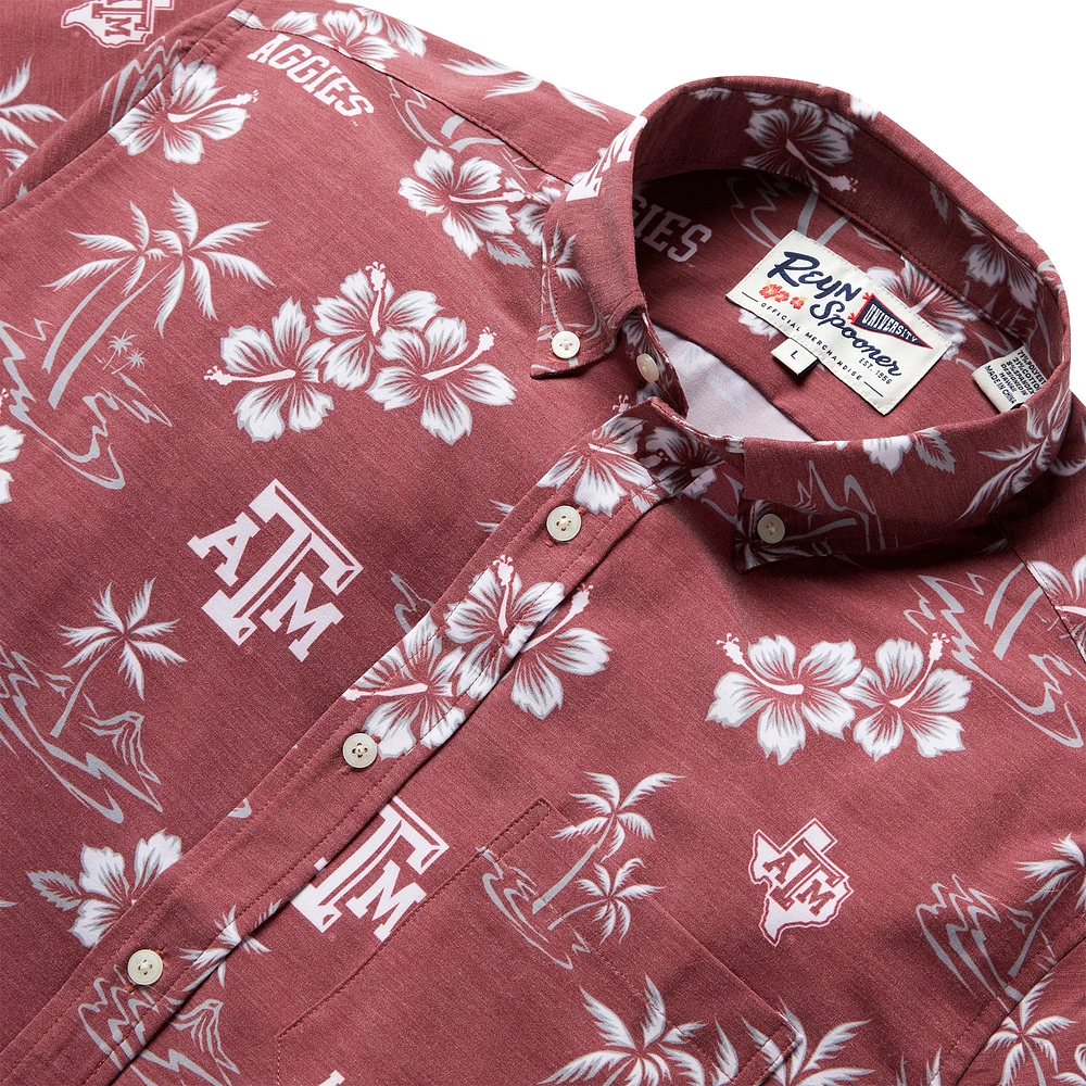 Men's Reyn Spooner Maroon Texas A&M Aggies Classic Button-Up Shirt