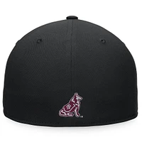 Men's Top of the World Black Texas A&M Aggies Fitted Hat