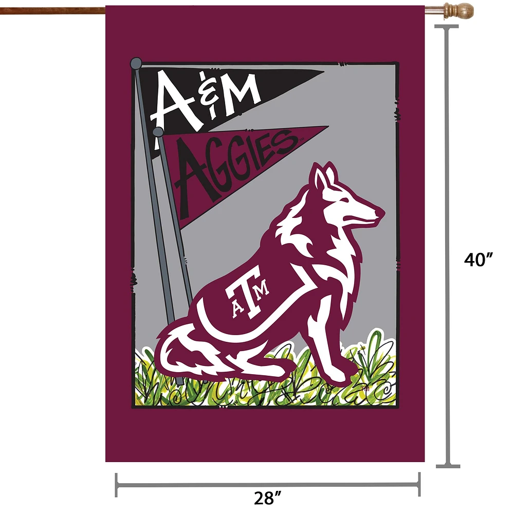Texas A&M Aggies 28" x 40" Double-Sided House Flag