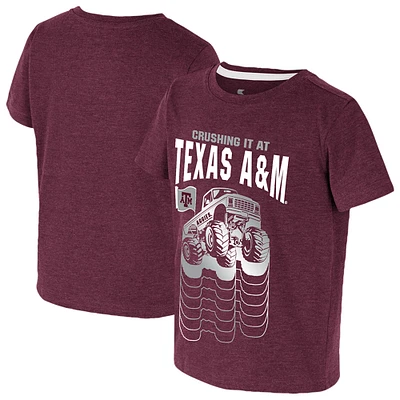 T-shirt pour tout-petits Colosseum Bordeaux Texas A&M Aggies Crushing It