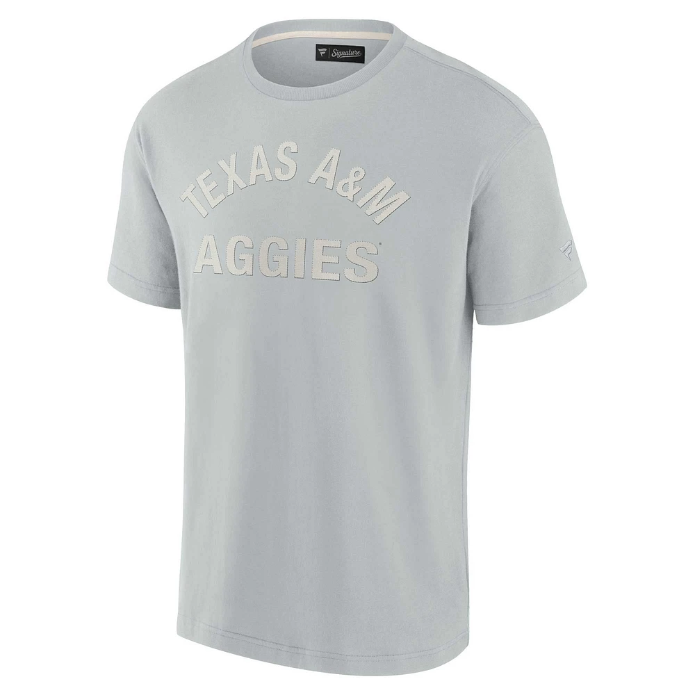 Unisex Fanatics Gray Texas A&M Aggies Elements Super Soft Short Sleeve T-Shirt