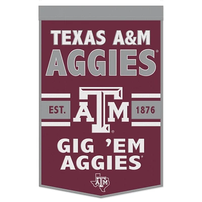 WinCraft Texas A&M Aggies Bannière à slogan 24" x 38"