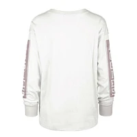 Women's '47 Cream Texas A&M Aggies Statement SOA 3-Hit Long Sleeve T-Shirt