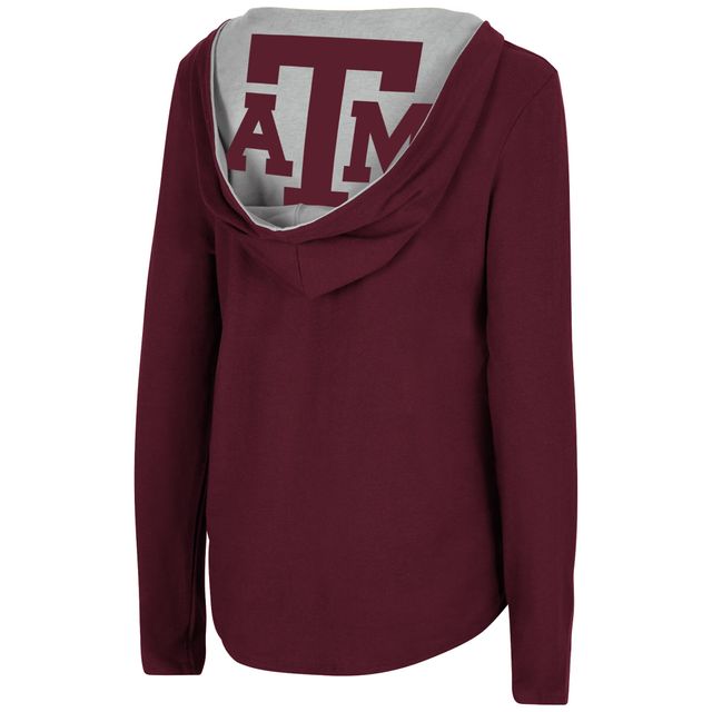 T-shirt à manches longues Colosseum Texas A&M Aggies Catalina pour femme