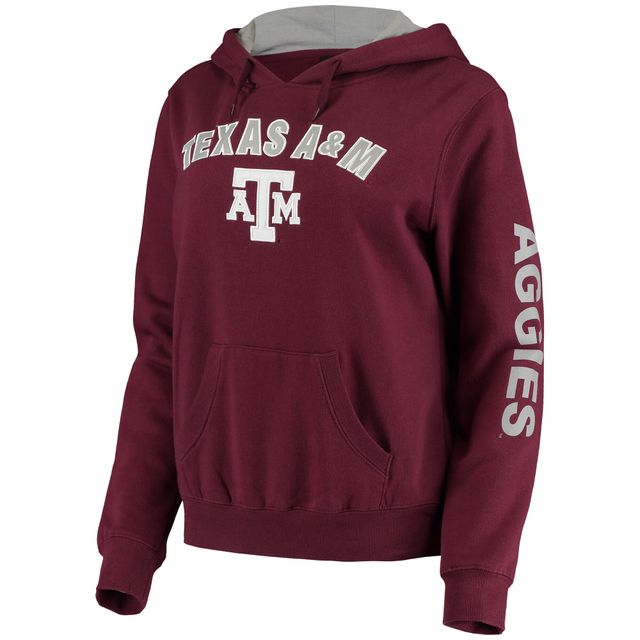 Sweat à capuche Colosseum Texas A&M Aggies Loud and Proud marron pour femme