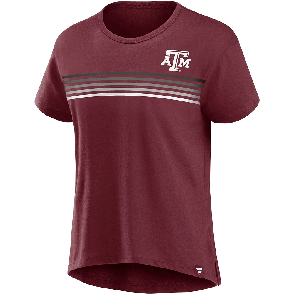 Women's Fanatics Maroon Texas A&M Aggies Tie Breaker T-Shirt