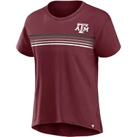Women's Fanatics Maroon Texas A&M Aggies Tie Breaker T-Shirt