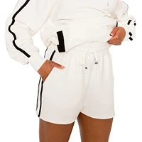 Women's Gameday Couture Cream Texas A&M Aggies Down, Set, Go Pullover Hoodie and Shorts Set
