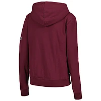 Women's Maroon Texas A&M Aggies Team Big Logo Pullover Hoodie