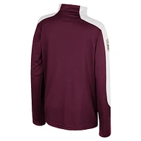 Youth Colosseum  Maroon Texas A&M Aggies OHT Military Appreciation Cyclone Quarter-Zip Windshirt