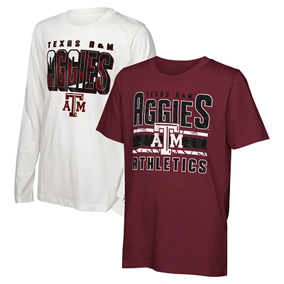 Ensemble de t-shirts the Mix pour jeunes Texas A&M Aggies