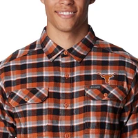 Columbia  Burnt Orange Texas Longhorns Flare Gun Flannel Long Sleeve Shirt