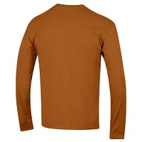 Men's Champion  Texas Orange Longhorns Arch Over Logo Long Sleeve T-Shirt