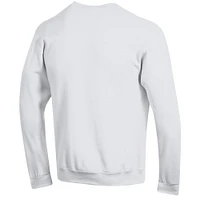 Men's Champion  White Texas Longhorns Arch Over Logo Pullover Sweatshirt