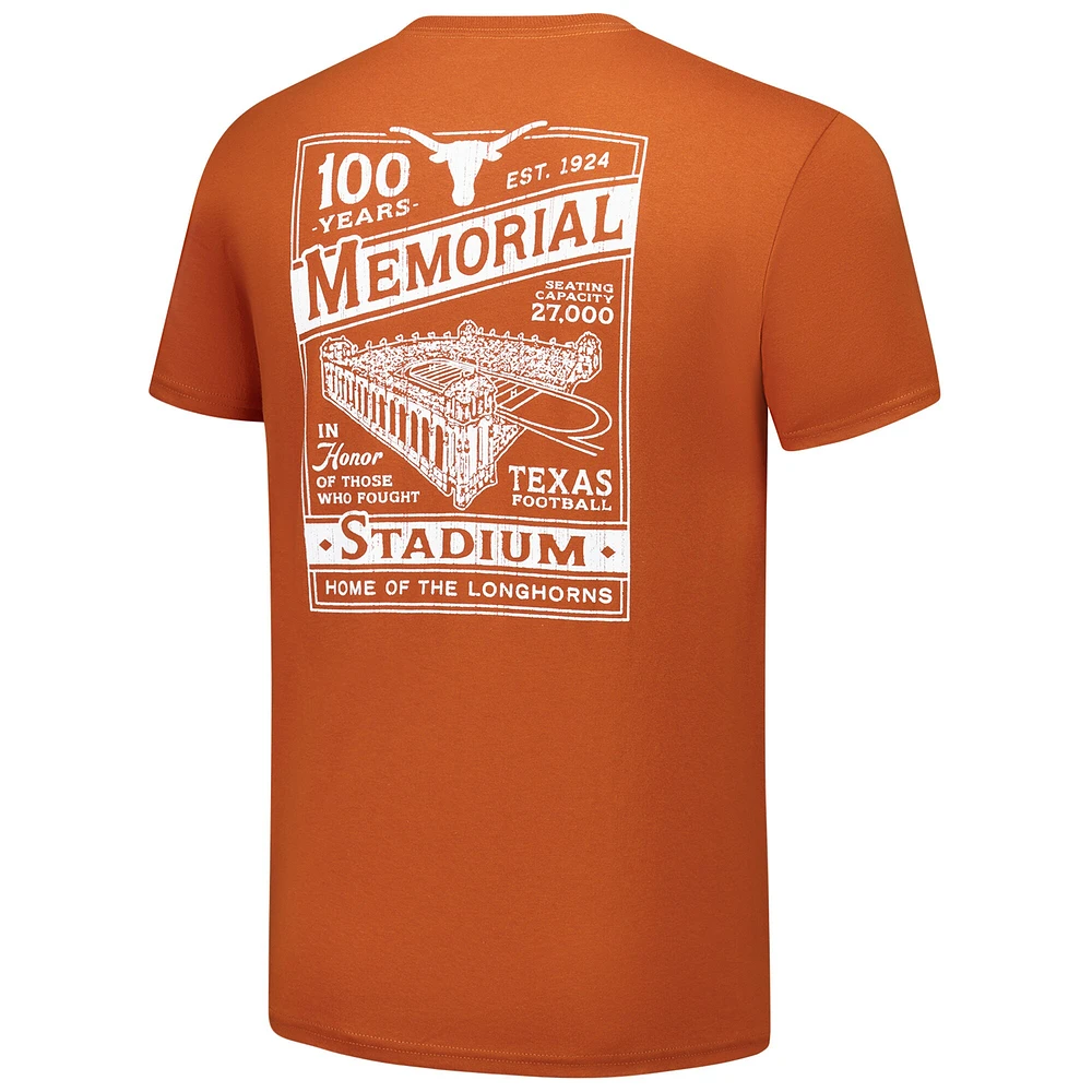 Men's Champion  Texas Orange Longhorns 100 Years of DKR T-Shirt