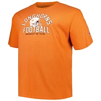 Men's Champion Texas Orange Longhorns Big & Tall Football Helmet T-Shirt