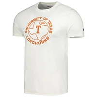 Men's Champion White Texas Longhorns Vault State Tri-Blend T-Shirt