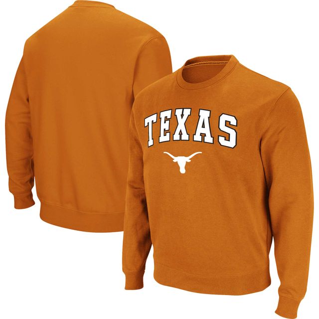 Sweat-shirt Colosseum Texas Orange Longhorns Arch & Logo pour hommes