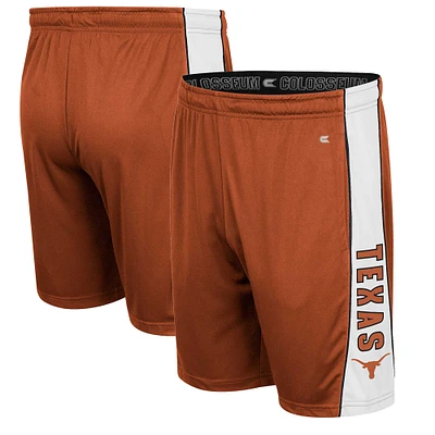 Short Colosseum Burnt Orange Texas Longhorns Panel pour homme