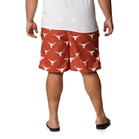 Columbia Texas Orange Longhorns Big & Tall Backcast II Allover Print Omni-Shade Short