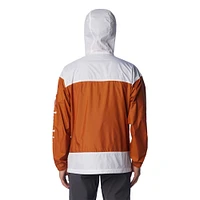 Men's Columbia Texas Orange Longhorns Flash Challenger Omni-Shade Full-Zip Hoodie Windbreaker