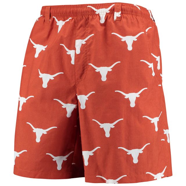 Columbia Texas Orange Longhorns PFG Backcast II 8" Short hybride Omni-Shade pour homme