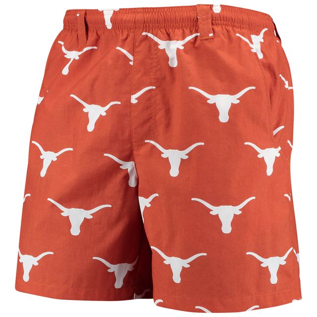 Columbia Texas Orange Longhorns PFG Backcast II Omni-Shade Short hybride pour homme