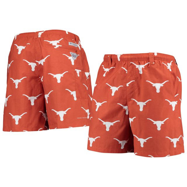 Columbia Texas Orange Longhorns PFG Backcast II Omni-Shade Short hybride pour homme