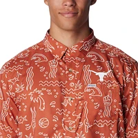 Men's Columbia Texas Orange Longhorns Super Slack Tide Omni-Wick Button-Up Shirt
